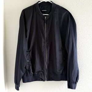 Bonobos The Boulevard Bomber Jacket Mens Small Navy Blue Slim‎ Fit